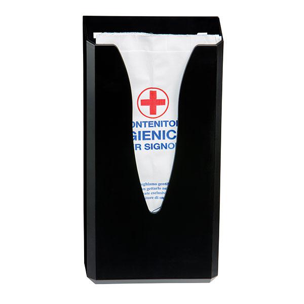 DISPENSER SACCHETTI IGIENICI IN CARTA ABS NERO "NOIR"