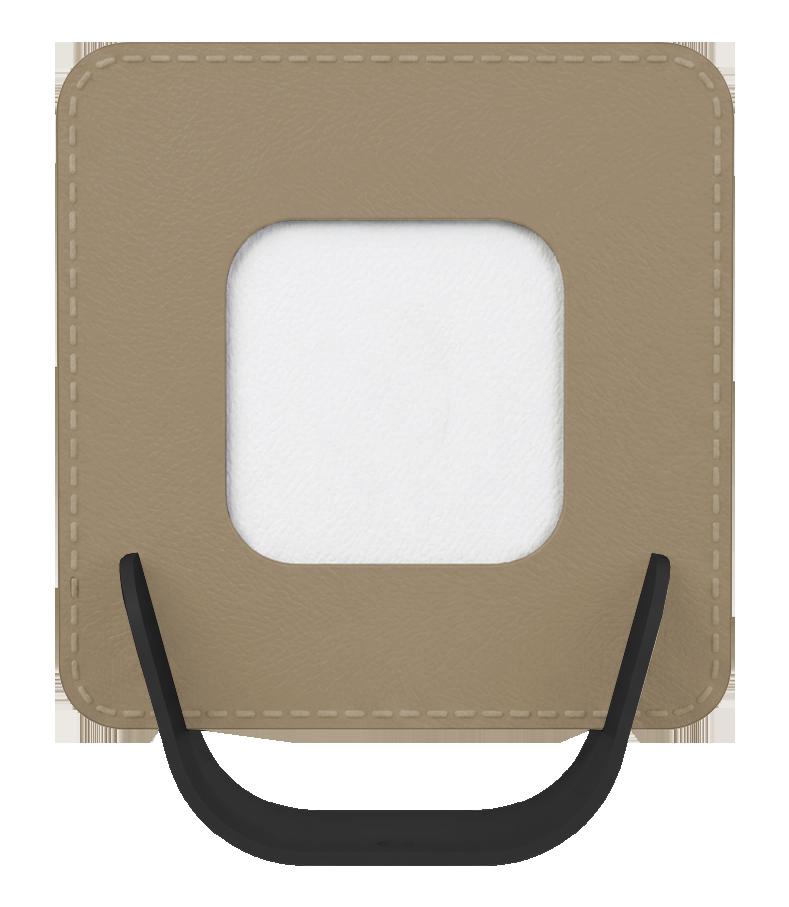 PORTA QR SEGNAPOSTO NERO ST07 BEIGE 10X4X11,5CM