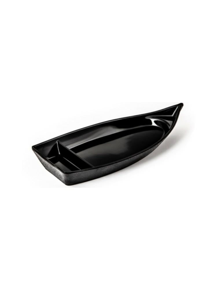 BARCA SUSHI "KAMOME"30X14CM MELAMINA NERA