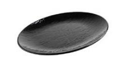 VASSOIO MELAM. OVALECM 49X36,5X4,5 STONE AGE NERO