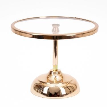 ALZATA ORO CON VETROH 20CM