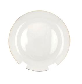 PIATTO PANE FILO ORO SILK BIANCO 15 (BONE CHINA)