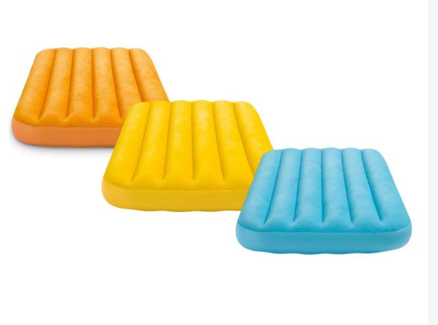 MATERASSO GONFIABILE CON CUSCINO KIDS 157X88X18 COLORI/ASS