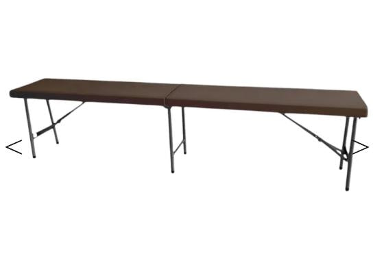 PANCA PIEGHEVOLE 183X30X44CM RATTAN MOKA