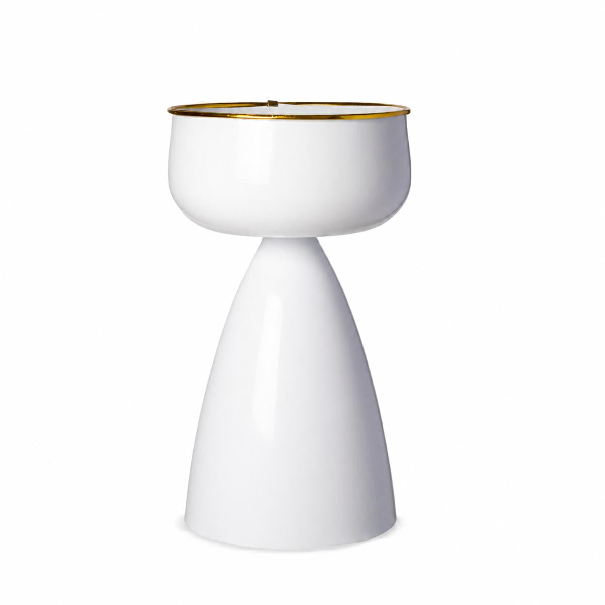 VASO FIORIERA PROVENZA BIANCO H62