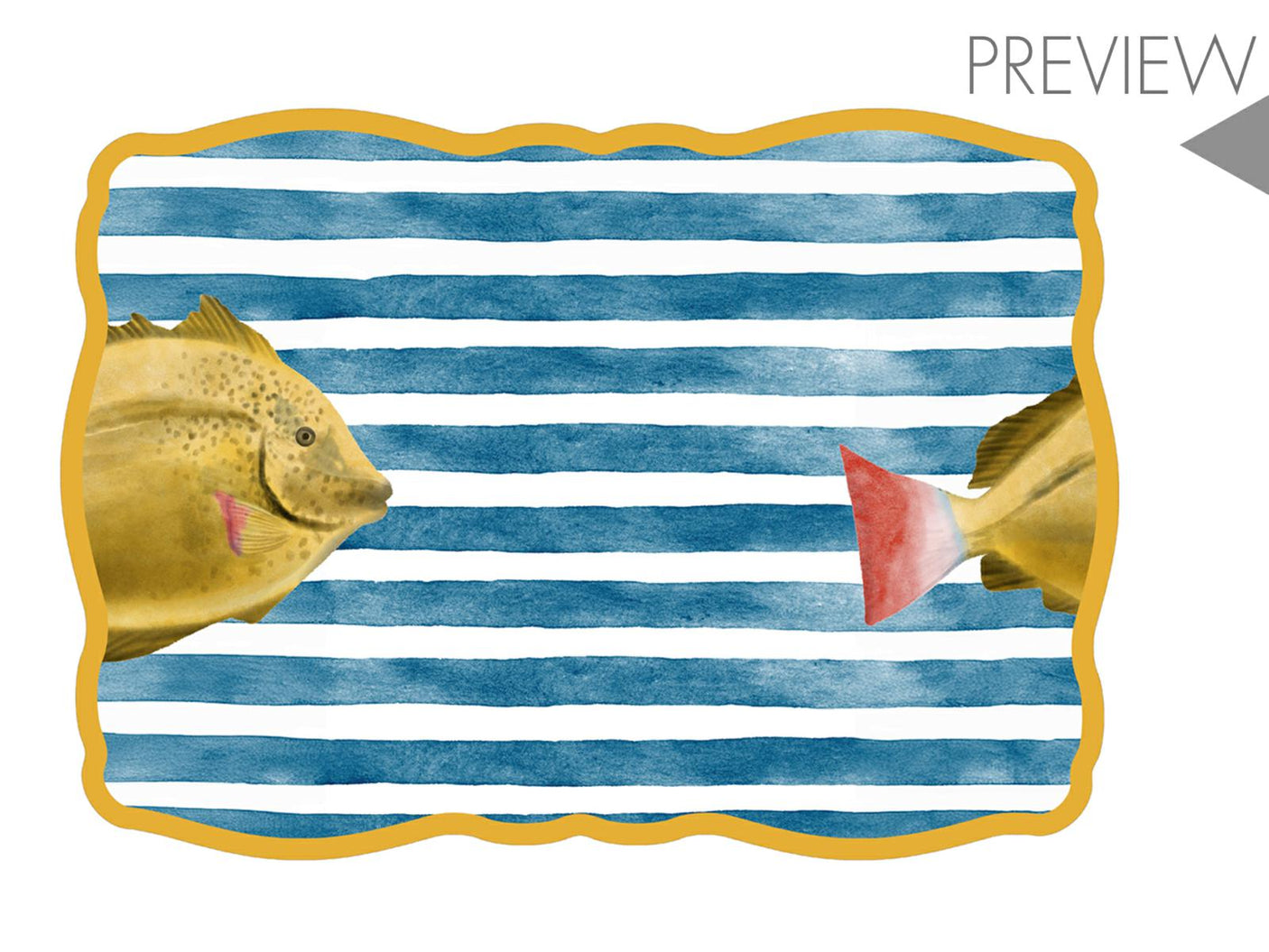 VASSOIO RETTANGOLARE45X33CM MAREA MELAMINA