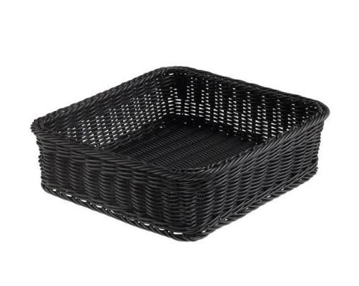 CESTINO VANITY QUADRATO NERO CM.32.5X32.5X10H