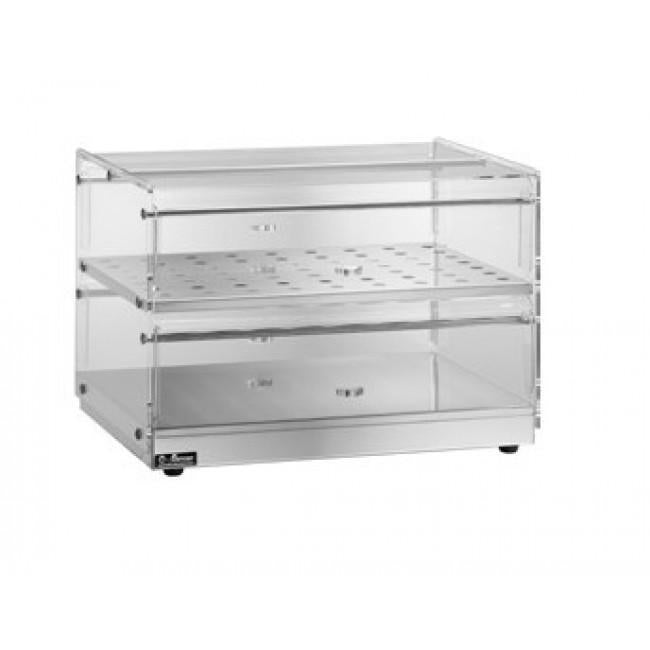 VETRINA NEUTRA 2 PIANI CM.85x35x40(h)