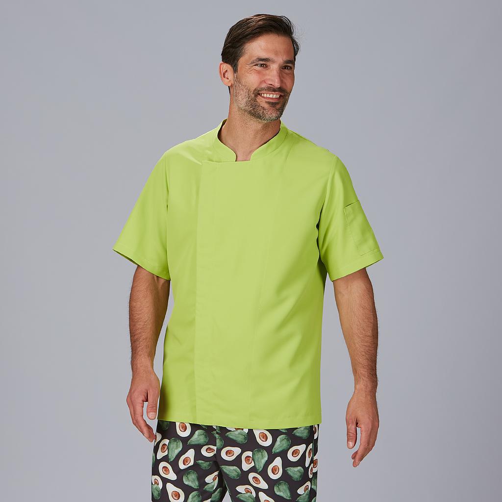 GIACCA CUOCO UOMO M/C LINEA RIVERA COL.VERDE PISTACCHIO