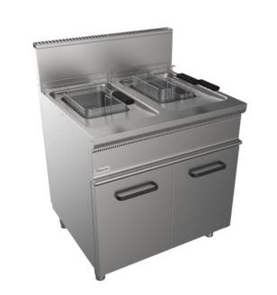 FRIGGITRICE A GAS DOPPIA 13+13 80X70X85H KW22.4