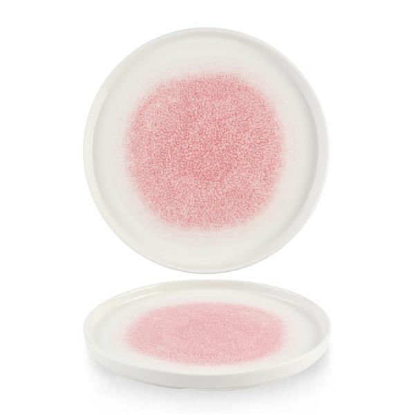 PIATTO PIANO IMP.26CM RAKU Q.ROSA CHURCHILL