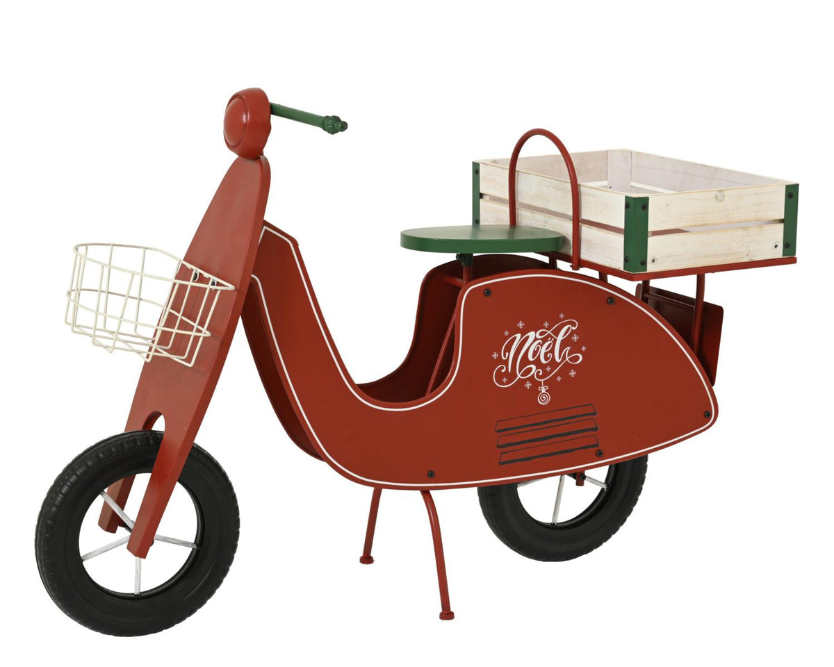 SCOOTER DISPLAY FERRO ROSSO 111X46 H75CM