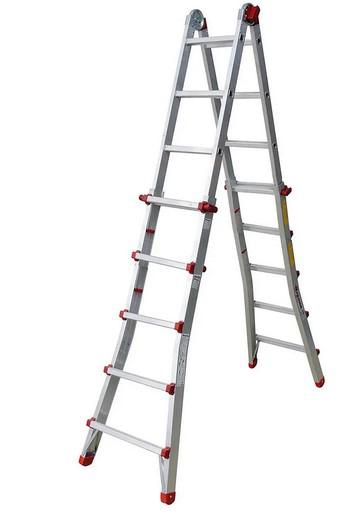 SCALA TELESCOPICA INALLUMINIO 5 + 5