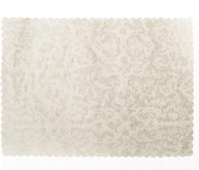 COPRIVASSOIO BIANCO DAMASCATO 17X23CM CF=1000PZ