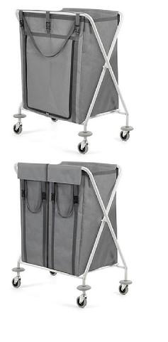 CARRELLO PORTABIANCHERIA PIEGHEVOLE - 2SACCHI DA 100LT