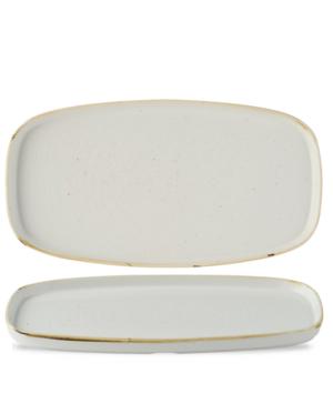 PIATTO RETTANGOLARE VASSOIO STONE BIANCO CHURCHILL 35X18.5