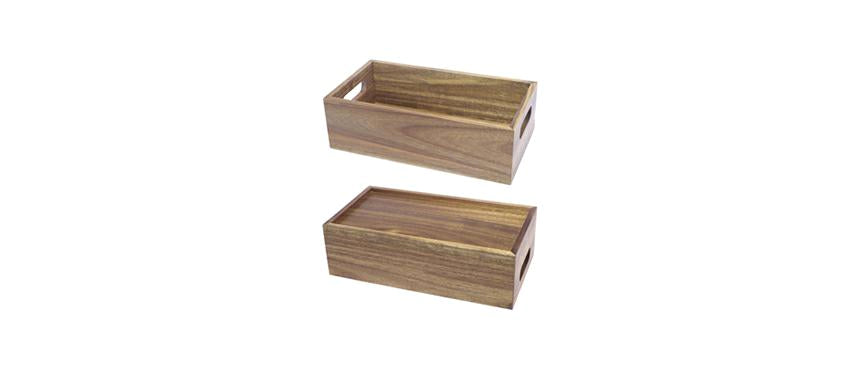 E.BUFFET ACACIA CASSETTA GN 1/3 H.10