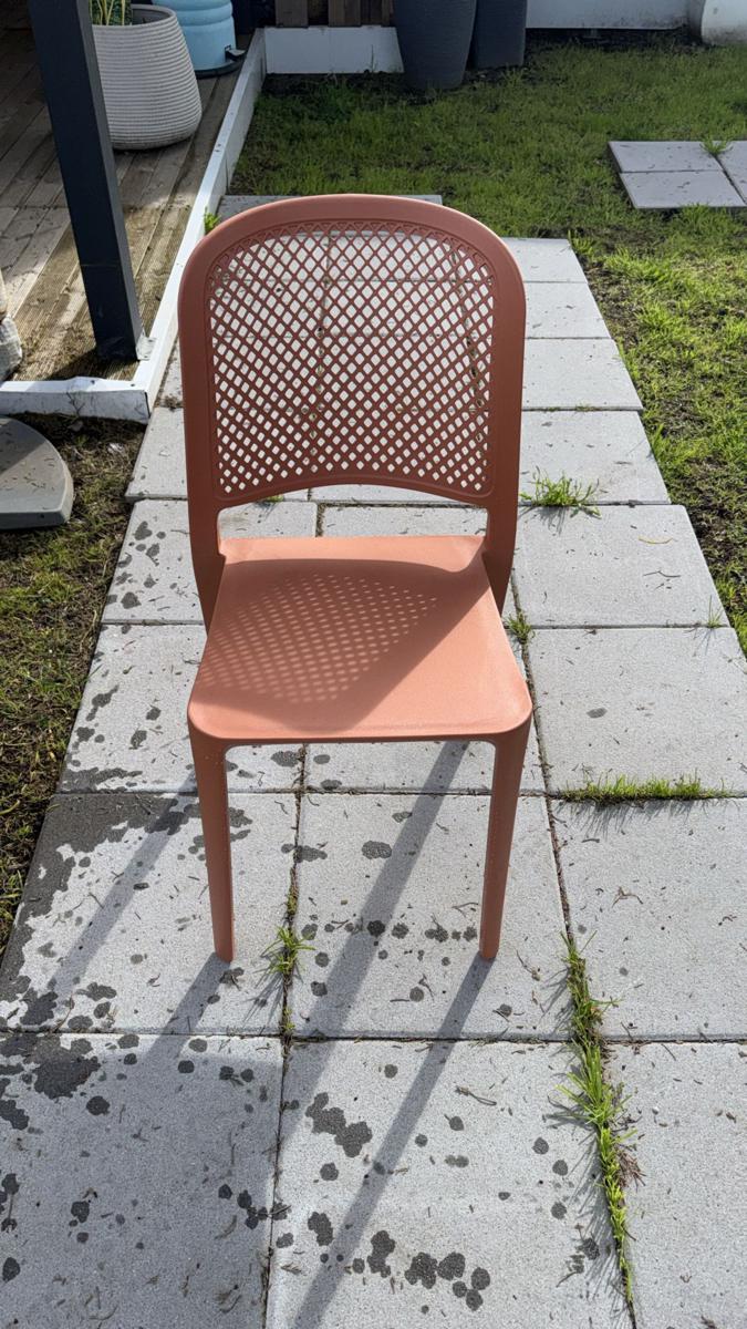 SEDIA 'JEDDA' COLORE TERRACOTTA
