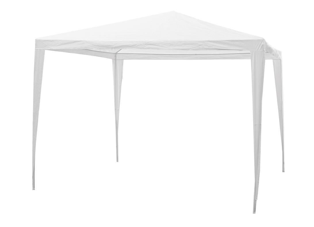 GAZEBO IN FERRO 3×3 – TELO PLASTIFICATO BIANCO