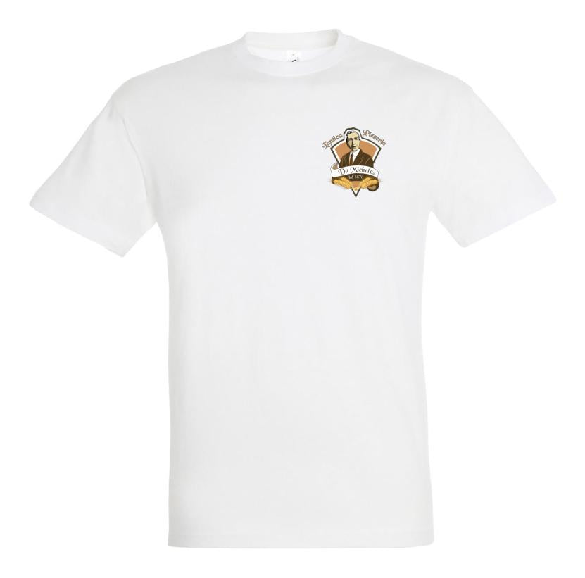 T-SHIRT REGENT BIANCA ST.CUORE "MICHELE" RETRO "TEMPIO"