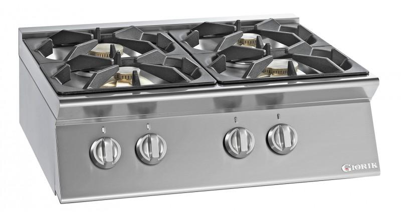 CUCINA GAS 4 FUOCHI DA BANCO 24KW 800X700X850