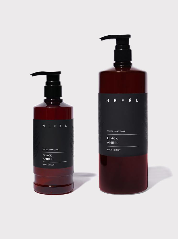 BAGNODOCCIA SHAMPOO NEFEL BLACK AMBER 480ML