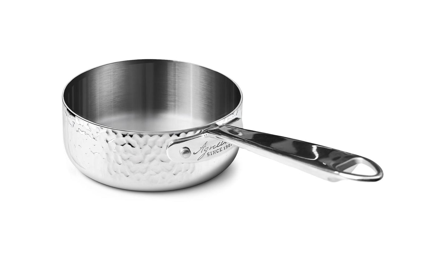 CASSERUOLA BASSA ALUINOX MARTELLATO 3PLY 1/M CM20X6