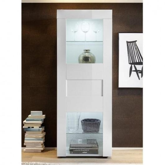 VETRINA EASY 1 ANTA BIANCO LUCIDO