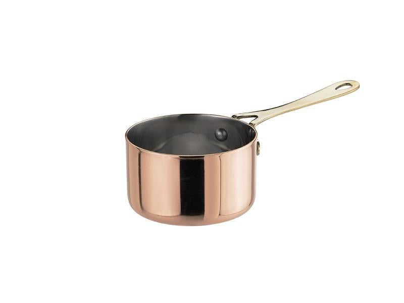 MINI CASSERUOLA CM.8,25X5H ACCIAIO COL.RAME