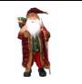 BABBO NATALE TESSUTOPAILLETTES ROSSO 80CM