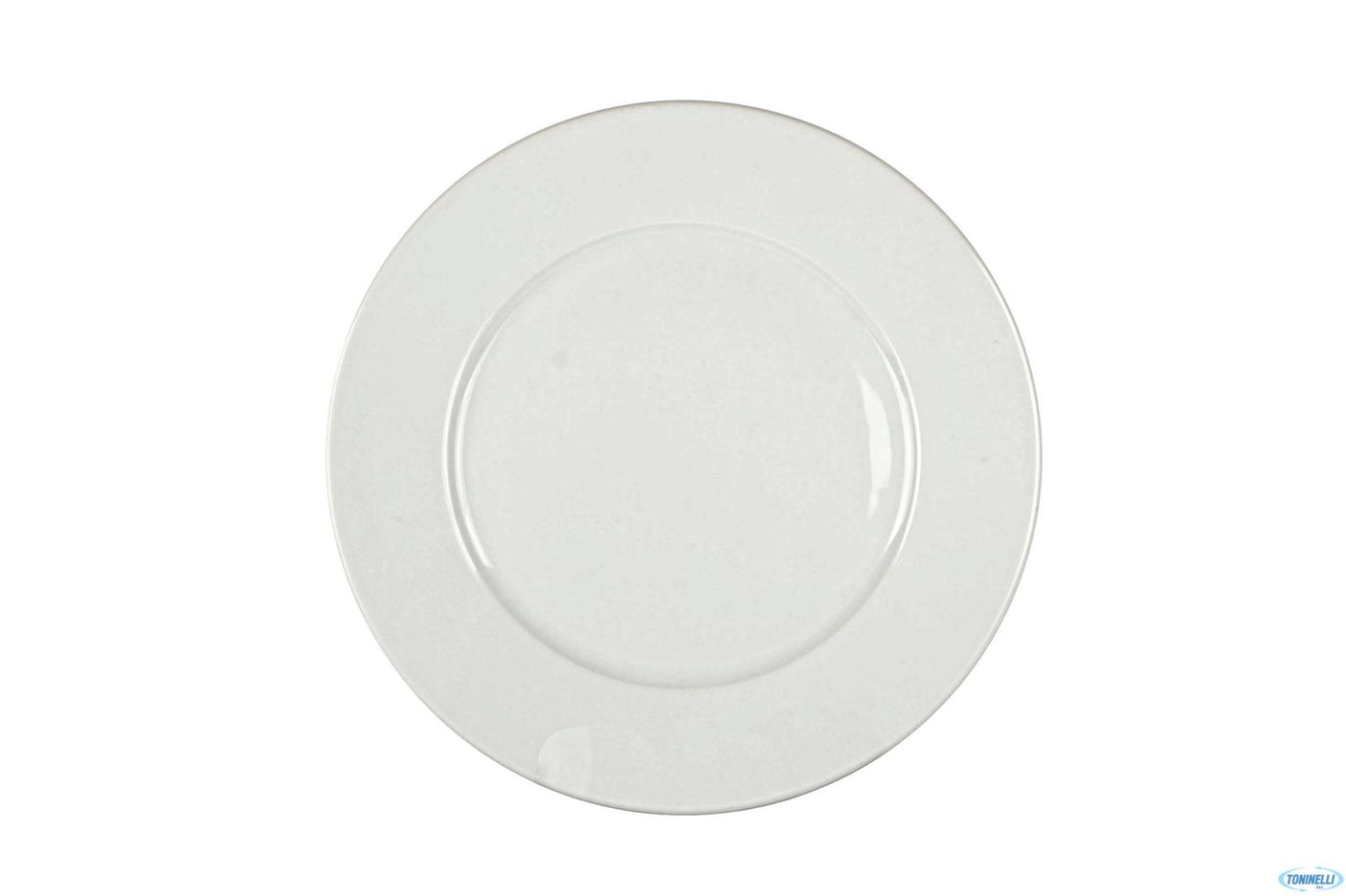 PIATTO PIANO BIANCO 27CM PERA