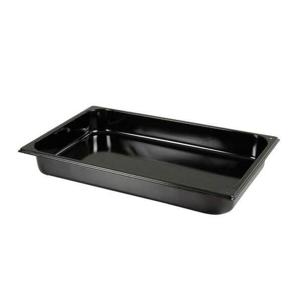 BACINELLA 1/1 H6,5 IN MELAMINA COLORE NERO