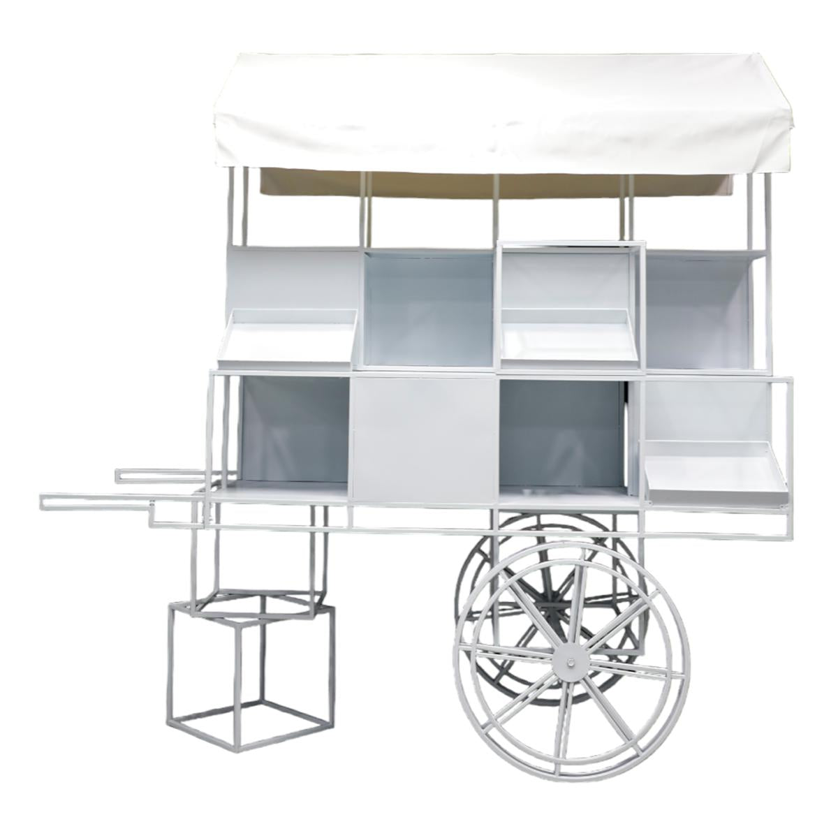 CARRETTO METALLO CM.200x75x200 BIANCO