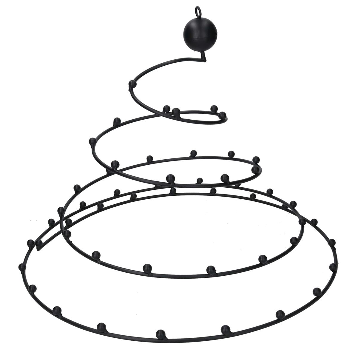 ESPOSITORE ALBERO METALLO DA APPENDERE NERO CM50 60H