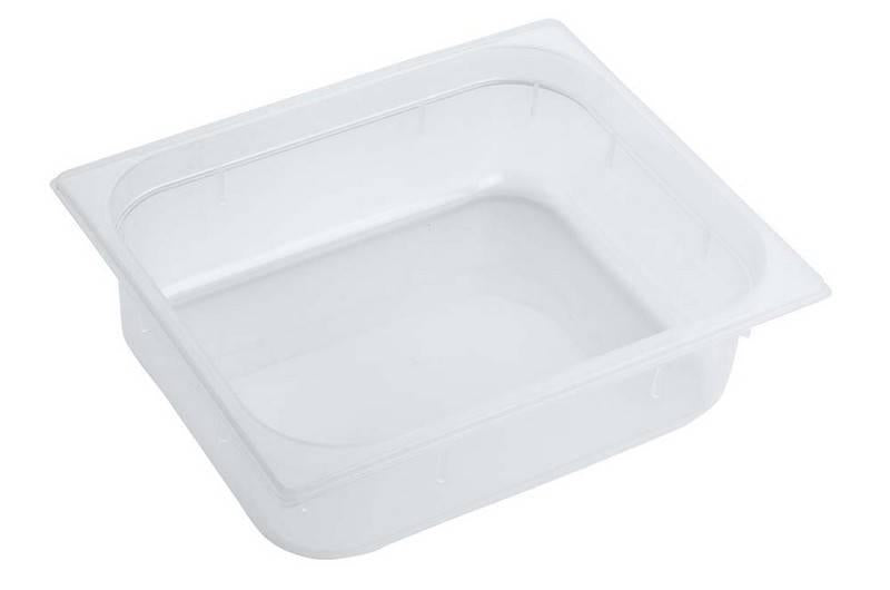 BACINELLA POLIPROPILENE GN 1/2 H100 DIM.325X265MM