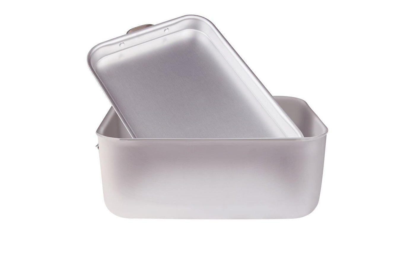 BRASIERA CON COPERCHIO 2 MANICI ALLUMINIO 70CM
