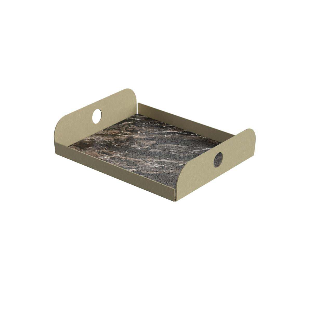 VASSOIO PASTICCERIA SABBIA HPL ROYALE 26X33X7CM
