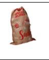 SACCHETTO JUTA DELIVERY "SANATA" 56X85CM