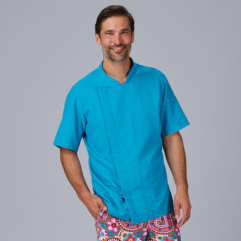 GIACCA CUOCO UOMO M/C LINEA RIVERA COL.TURCHESE