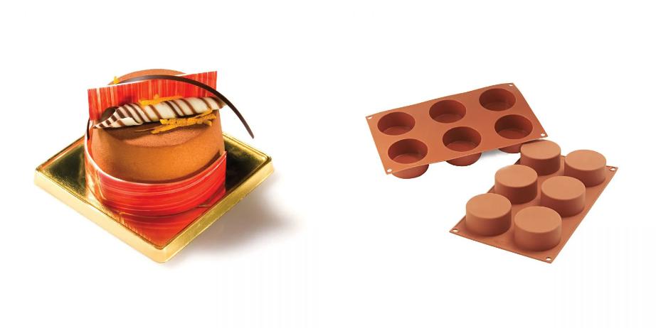 STAMPO CILINDRO SILICONE MOULD SF127 DIAM.70 ALTEZZA 35MM