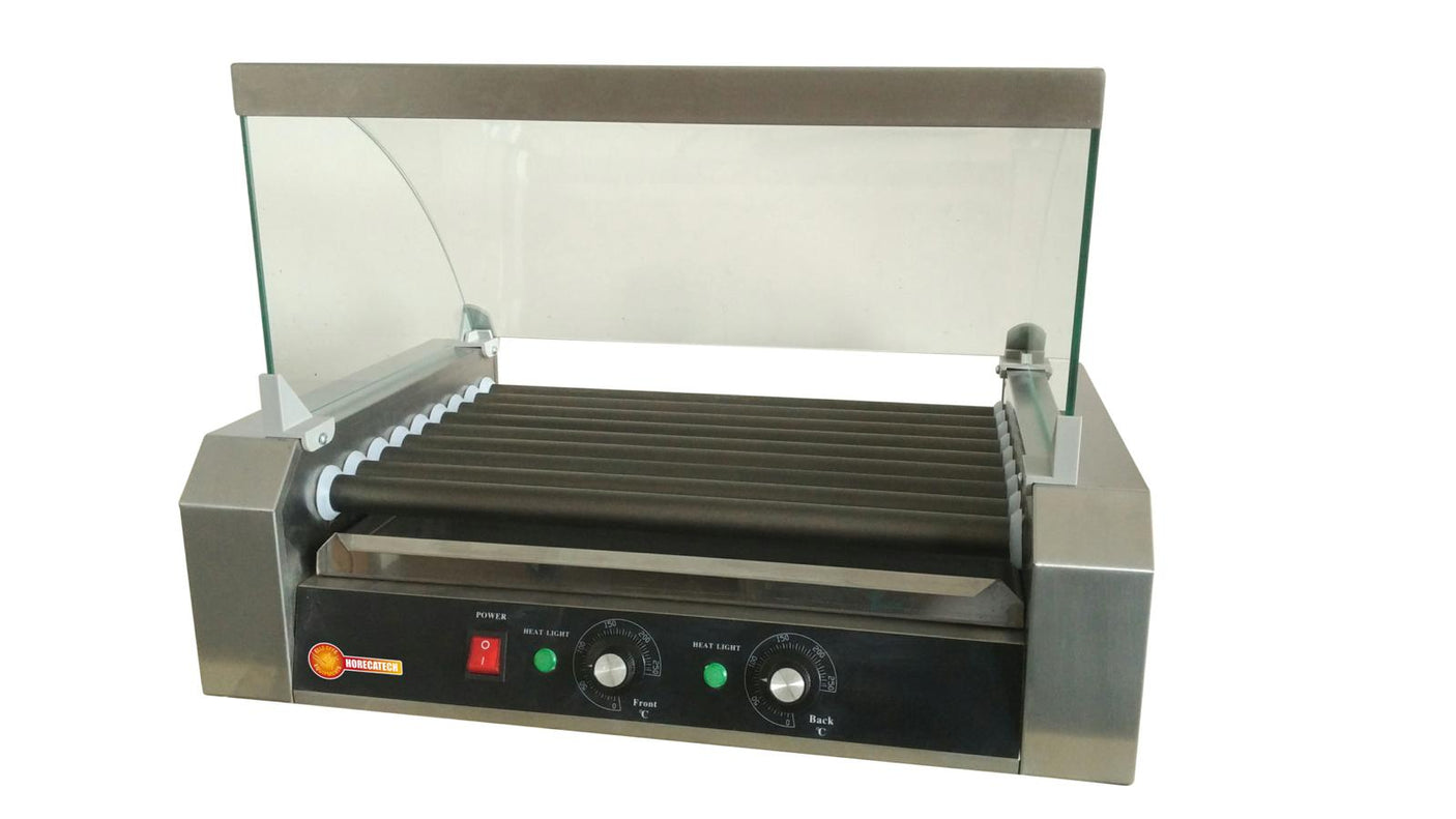 MACCHINA PER HOT DOGA 9 RULLI IN TEFLON