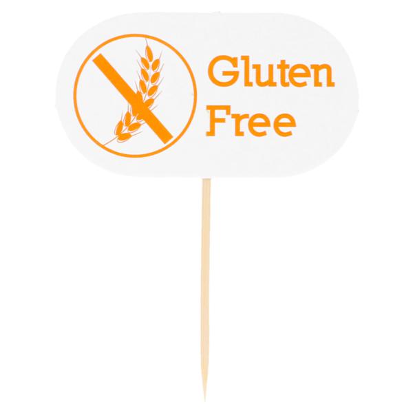 SPIEDINO "GLUTEN FREE" H8CM BIANCO LEGNO CF=100PZ