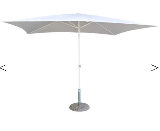 OMBRELLONE GARDEN PALO CENTRALE MT3X3 STRUTTURA PALO BIANCO