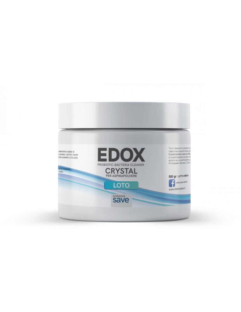 CRISTALLI PROFUMATI PER ASPIRAPOLVERE EDOX LOTO 500GR