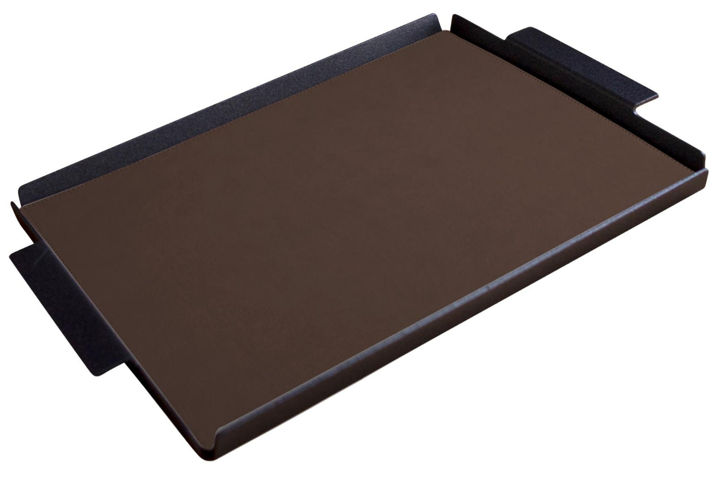VASSOIO SERVIZIO NERO CON OVAGLIA BORDEAUX 37X57,5X1,5CM