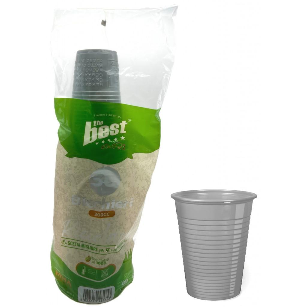 BICCHIERE ACQUA 200CC ARGENTO THE BEST CF=50PZ