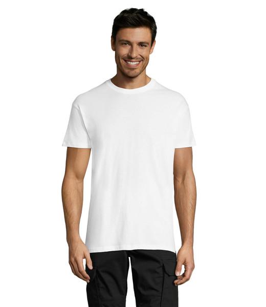 T-SHIRT UNISEX MANICA CORTA MOD.REGENT COL.BIANCO