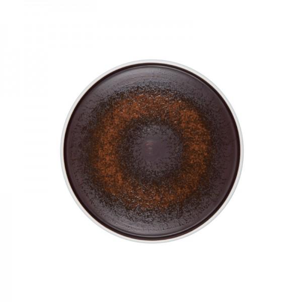 PIATTO FRUTTA "ESTIA" RUGGINE DIAM.22,5 H2CM PORCELLANA