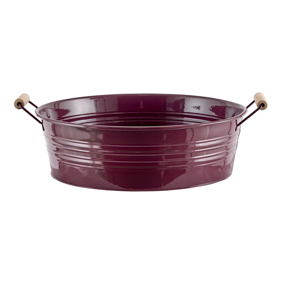 VASO METALLO H.CM.11 ø CM.36 VIOLA