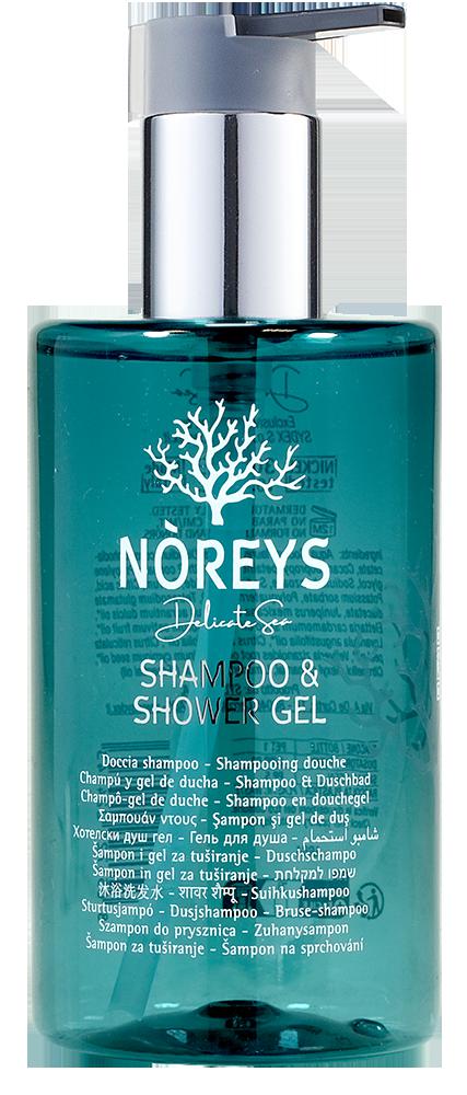 DISPENSER FLACONE DOCCIA SHAMPOO NOREYS 300ML C/EROGATORE
